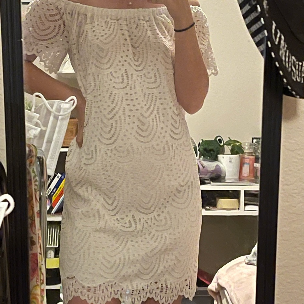 Lilly Pulitzer white dress